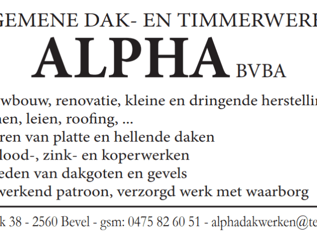 ALPHA BVBA