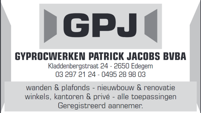 Gyprocwerken Patrick Jacobs