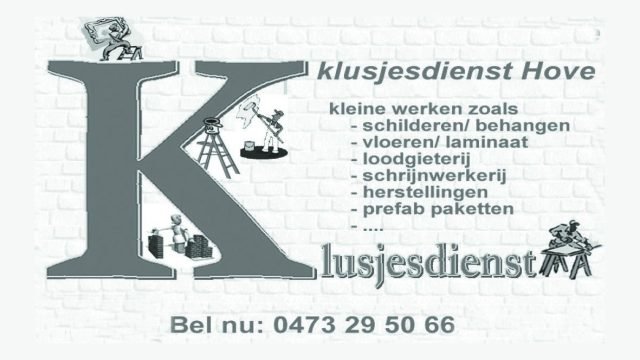 Klusjesdienst Hove