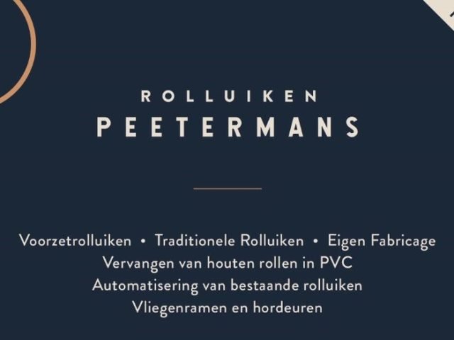 Rolluiken Peetermans