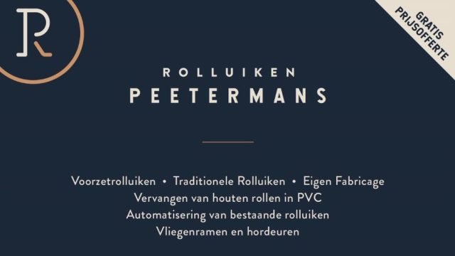 Rolluiken Peetermans