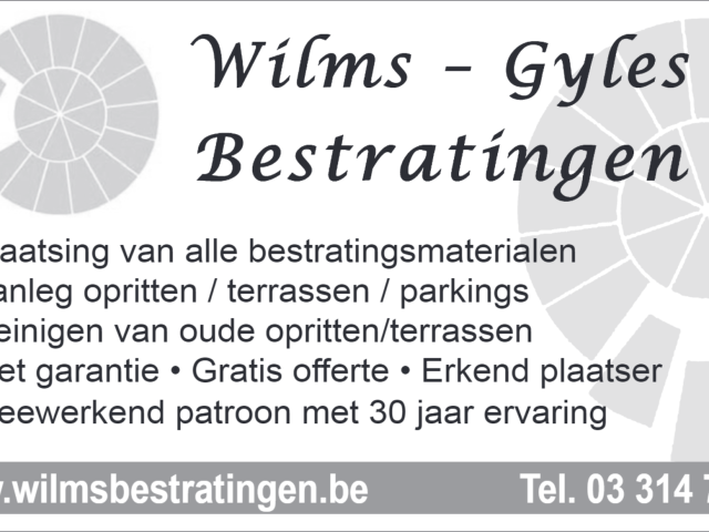 Wilms – Gyles Bestratingen