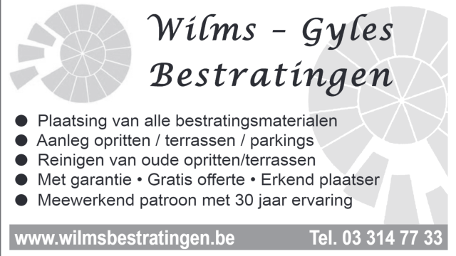 Wilms – Gyles Bestratingen