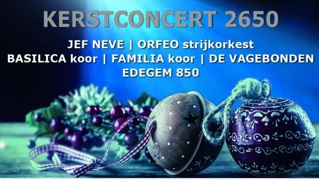 Een bijzonder kerstconcert: Orfeo-orkest, 3 Edegemse koren én Jef Neve