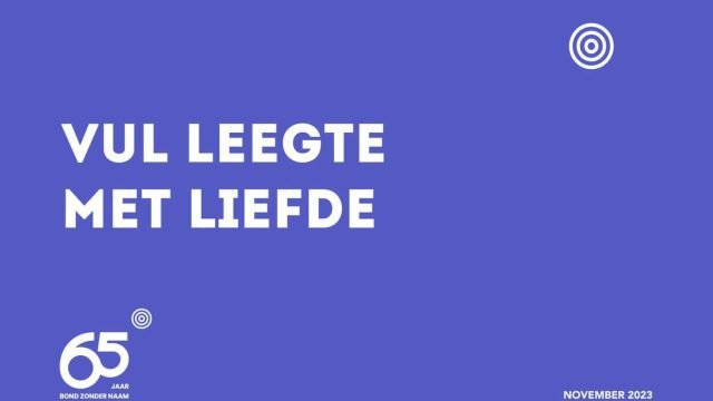Vul leegte met liefde